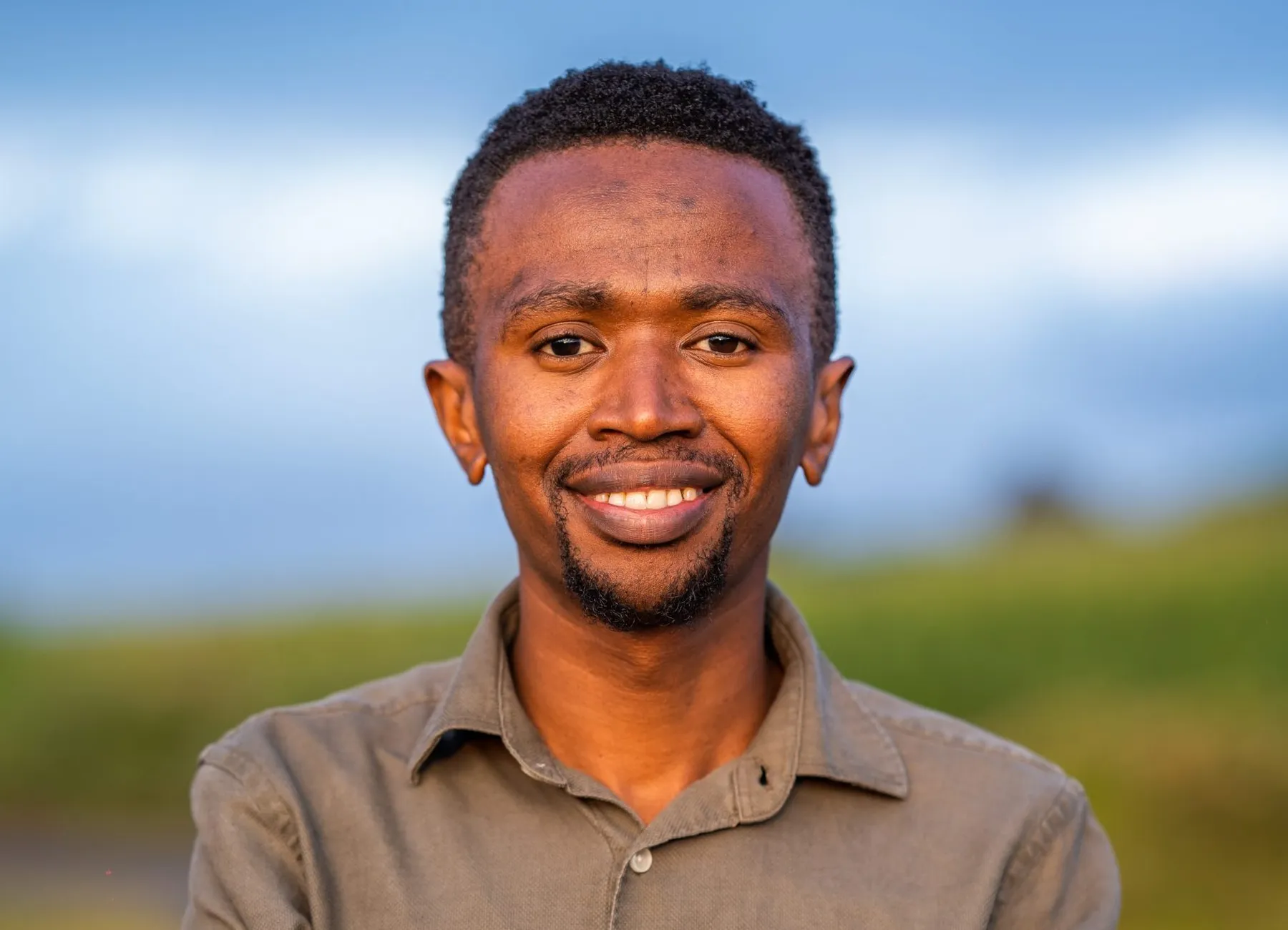 A young farmer representing Kilimore4CUS youth programmes